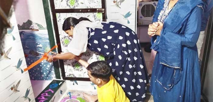 Thane - Target of 100 toilets achieved in Gholai Nagar