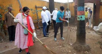 Thane - Comprehensive cleanliness drive held in Kisan Nagar area