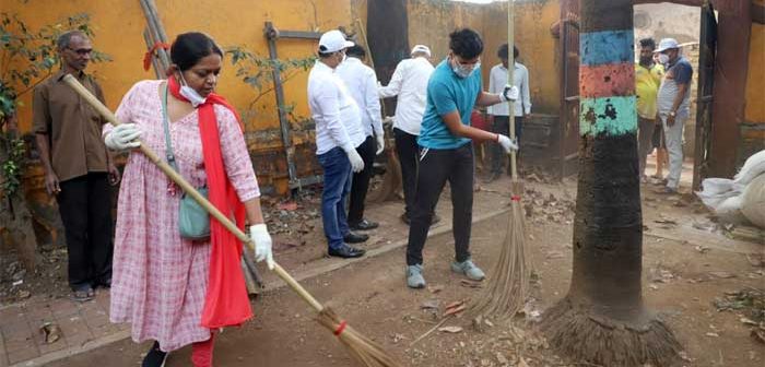 Thane - Comprehensive cleanliness drive held in Kisan Nagar area